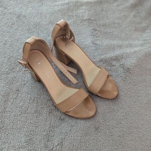 CL by Laundry Women's Block Heels in Nude, Size 8